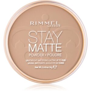 Rimmel Stay Matte pudră culoare 010 Warm Honey 14 g-ro
