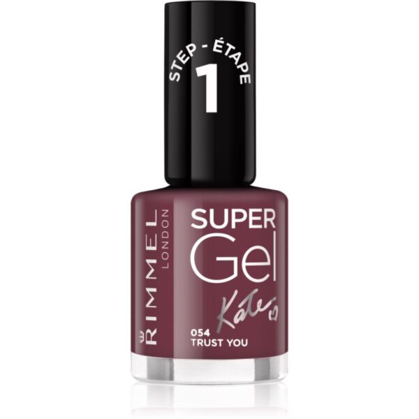 Rimmel Super Gel By Kate gel de unghii fara utilizarea UV sau lampa LED culoare 054 Trust You 12 ml-ro