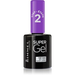 Rimmel Super Gel Step 2 Glitter lac de unghii/parte sus pentru stralucire 12 ml-Țena