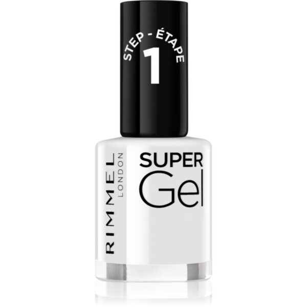 Rimmel Super Gel gel de unghii fara utilizarea UV sau lampa LED culoare 001 Basic B 12 ml-ro