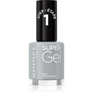 Rimmel Super Gel gel de unghii fara utilizarea UV sau lampa LED culoare 005 Rainy Days 12 ml-Țena