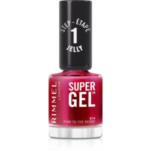 Rimmel Super Gel gel de unghii fara utilizarea UV sau lampa LED culoare 014 Pink To The Berry 12 ml-ro