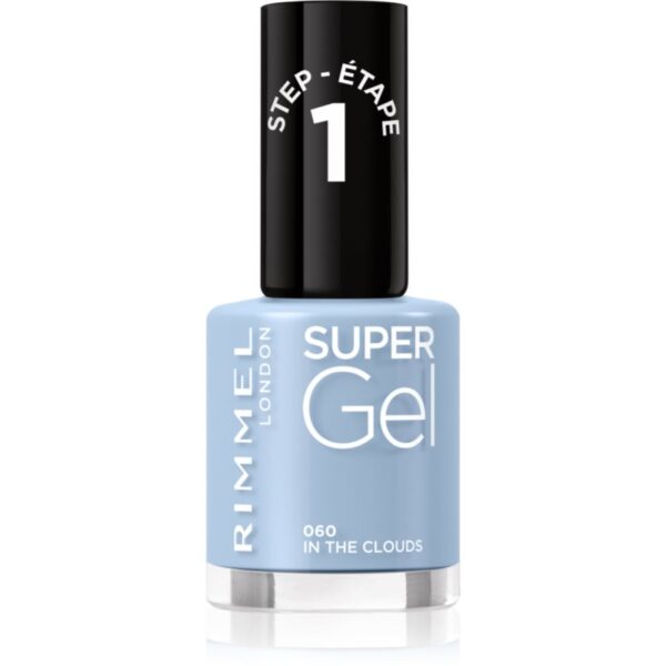 Rimmel Super Gel gel de unghii fara utilizarea UV sau lampa LED culoare 060 In The Clouds 12 ml-Țena