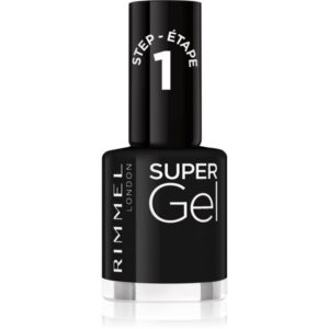 Rimmel Super Gel gel de unghii fara utilizarea UV sau lampa LED culoare 070 Black Obsession 12 ml-ro