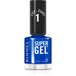 Rimmel Super Gel gel de unghii fara utilizarea UV sau lampa LED culoare 100 Cobalt Heaven 12 ml-ro