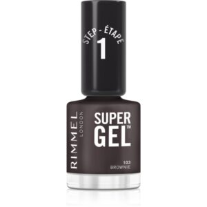 Rimmel Super Gel gel de unghii fara utilizarea UV sau lampa LED culoare 103 Brownie 12 ml-ro