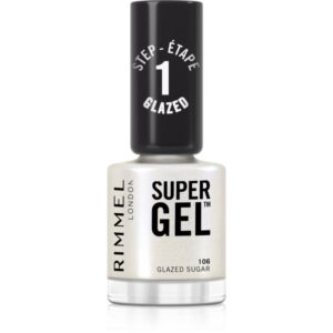 Rimmel Super Gel gel de unghii fara utilizarea UV sau lampa LED culoare 106 Glazed Sugar 12 ml-ro