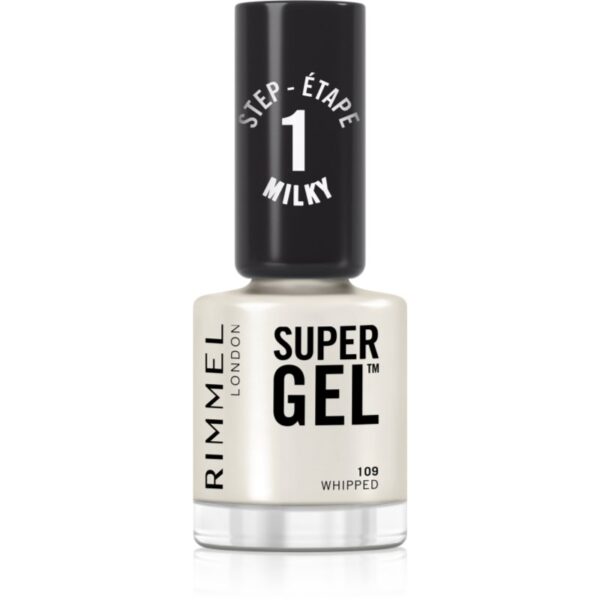 Rimmel Super Gel gel de unghii fara utilizarea UV sau lampa LED culoare 109 Whipped 12 ml-ro