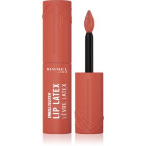 Rimmel Thrill Seeker Lip Latex ruj de buze lichid culoare 200 So Peachy 6 ml-Țena