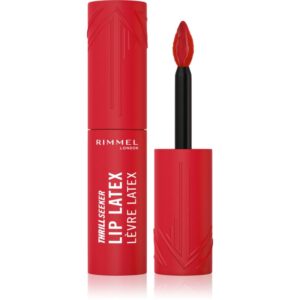Rimmel Thrill Seeker Lip Latex ruj de buze lichid culoare 400 Rimmel Red 6 ml-Țena