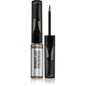 Rimmel Wonder'Last vopsea gel semipermanentă pentru sprâncene culoare 002 Soft Brown 4.5 ml-ro
