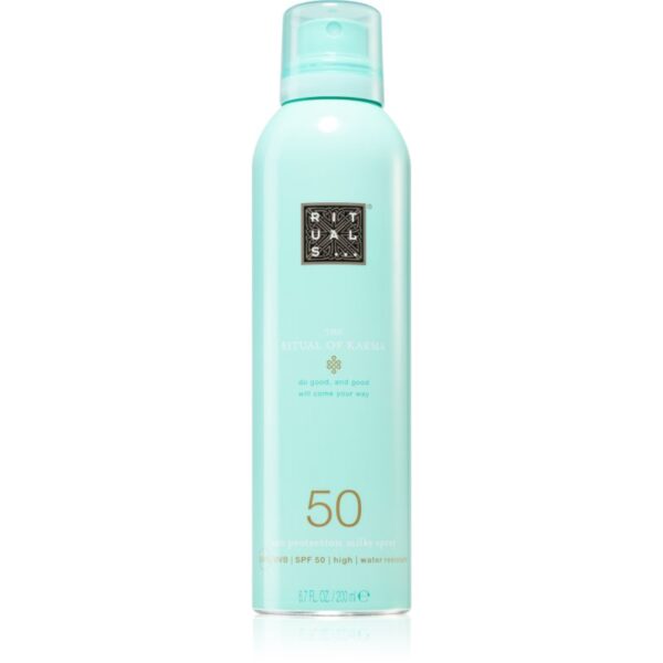 Rituals The Ritual Of Karma lapte bronzant cu pulverizator SPF 50 200 ml-Țena