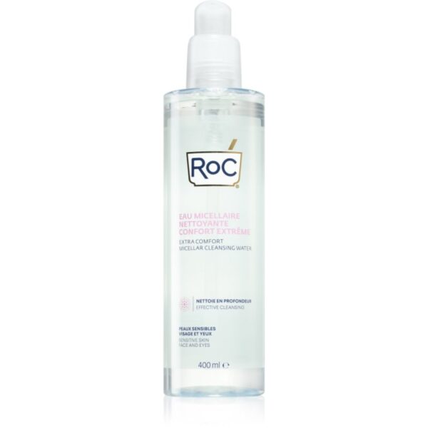 RoC Extra Comfort Micellar Cleansing Water Apă micelară calmantă pentru piele sensibilă 400 ml-Țena