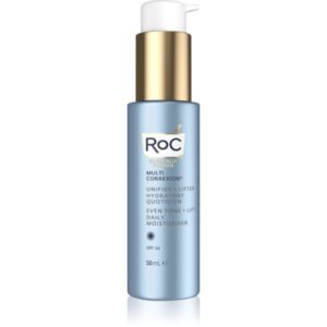 RoC Multi Correxion Even Tone + Lift crema de zi pentru fermitate pentru uniformizarea culorii pielii SPF 30 50 ml-ro