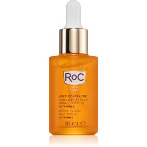 RoC Multi Correxion Revive + Glow ser stralucire cu vitamina C pentru față și gât 30 ml-ro