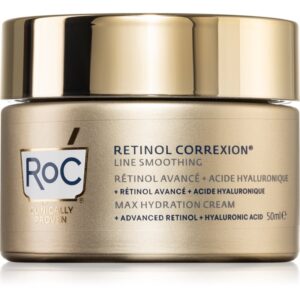 RoC Retinol Correxion Line Smoothing cremă hidratantă cu acid hialuronic 50 ml-ro
