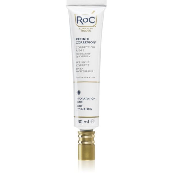 RoC Retinol Correxion Wrinkle Correct Daily Moisturiser crema hidratanta pentru utilizare zilnica anti-imbatranire SPF 30 30 ml-ro