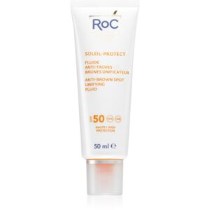 RoC Soleil Protect Anti Brown Spots Unifying Fluid fluid protector pentru combaterea petelor negre. SPF 50 50 ml-Țena