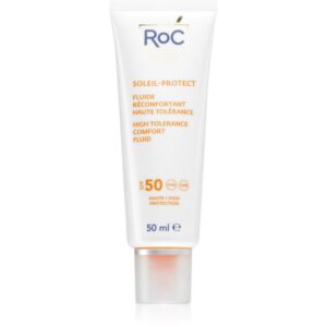 RoC Soleil Protect High Tolerance Comfort Fluid fluid pentru fata cu protectie solara SPF 50 50 ml-ro