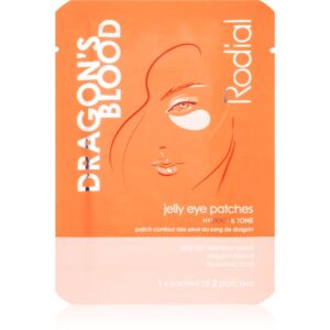 Rodial Dragon's Blood Jelly Eye Patches masca hidrogel pentru ochi pentru hidratare si fermitate 1 buc-ro