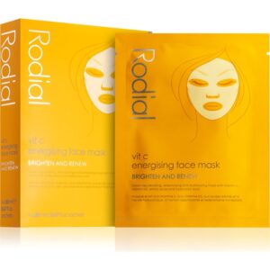 Rodial Vit C Energising Face Mask Mască de iluminare și revitalizare cu vitamina C 4 x 20 ml-Țena