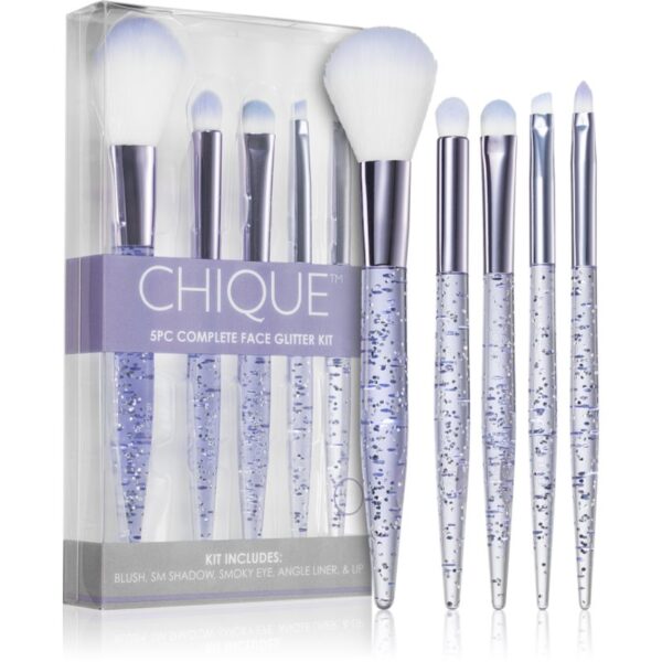 Royal and Langnickel Chique Glitter set perii machiaj pentru look perfect 5 buc-ro