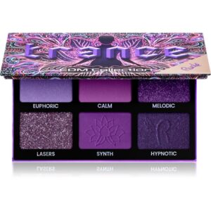 Rude Cosmetics EDM Collection paletă cu farduri de ochi culoare Trance 6 g-ro