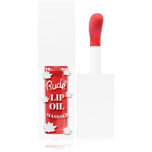 Rude Cosmetics Lip Oil Massage ulei pentru buze cu efect de hidratare culoare Chillaxin’ Cherry 4 ml-ro