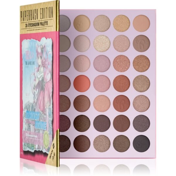 Rude Cosmetics Manga Anime Palette Paperback Edition paletă cu farduri de ochi 21 g-ro