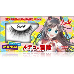 Rude Cosmetics Manga Collection 3D Premium Faux Mink gene false tip Rudeko 2 buc-ro