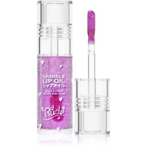 Rude Cosmetics Manga Collection Sparkle Lip Oil ulei nuanțator pentru buze cu efect de hidratare culoare Grape 4 g-Țena