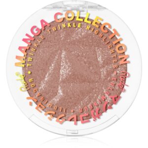 Rude Cosmetics Manga Collection Twinkle Twinkle Highlighter Pudra compacta ce ofera luminozitate culoare Sawa-Chan's Heart 4 g-Țena