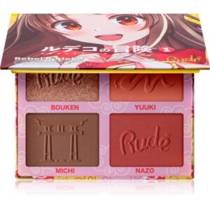 Rude Cosmetics Manga Face Palette paleta pentru fata multifunctionala faciale culoare Rebel Rudeko 11.2 g-Țena