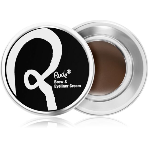 Rude Cosmetics Peep Show Brow & Eyeliner Cream gel de sprancene de lungă durată culoare One On One 3.6 g-ro