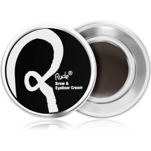 Rude Cosmetics Peep Show Brow & Eyeliner Cream gel de sprancene de lungă durată culoare Strip Tease 3.6 g-ro