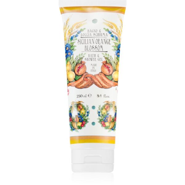 Rudy - Le Maioliche Sicilian Orange Blossom Line gel de duș mătăsos 250 ml-Țena