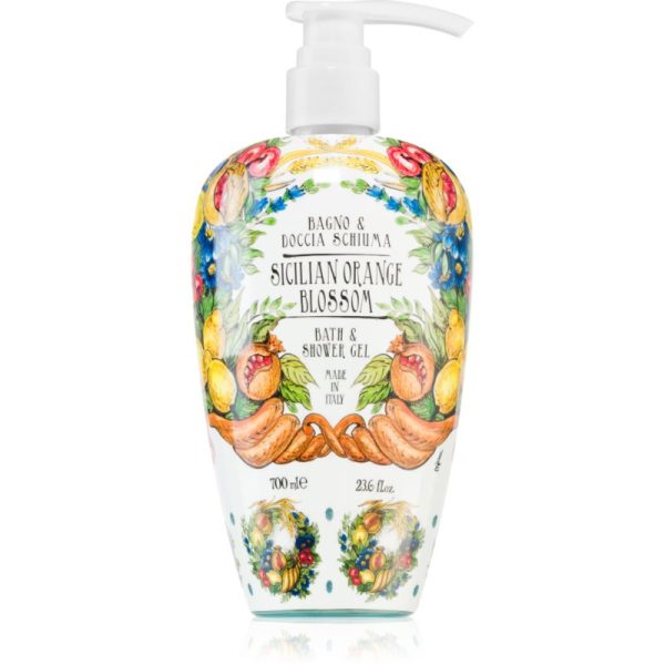Rudy - Le Maioliche Sicilian Orange Blossom Line spumă pentru duș pentru baie 700 ml-Țena