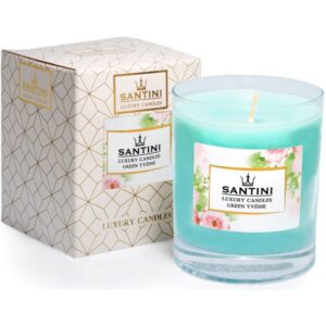 SANTINI Cosmetic Green Yvésse lumânare parfumată 200 g-ro