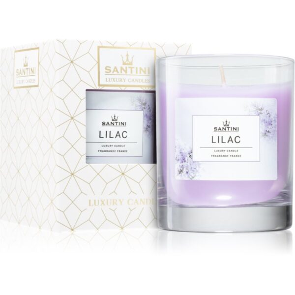 SANTINI Cosmetic Lilac lumânare parfumată 200 g-Țena