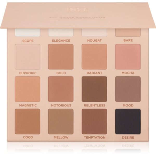 SOSU Cosmetics All Matte Everything Eyeshadow Palette paletă cu farduri de ochi 16x2 g-ro