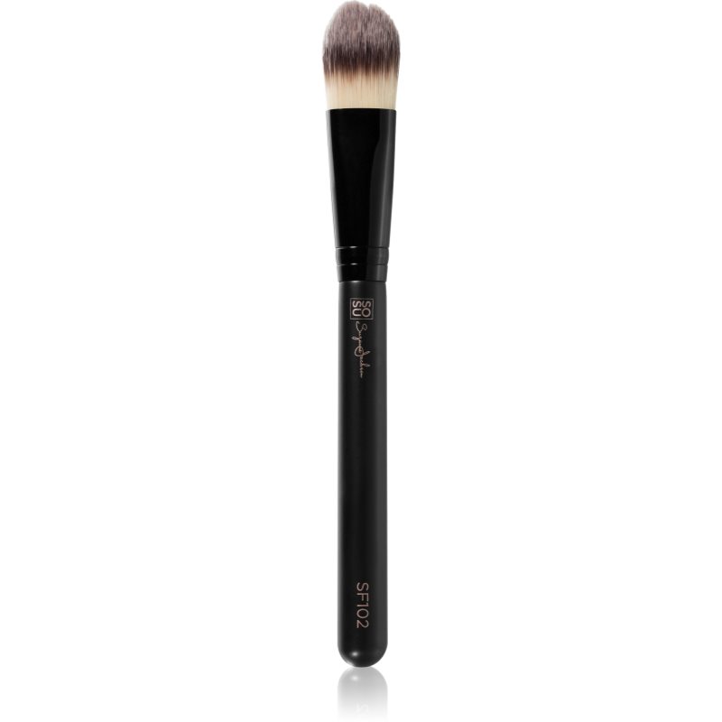 SOSU Cosmetics Brush Foundation pensula plata pentru machiaj Sf102 1 buc-ro