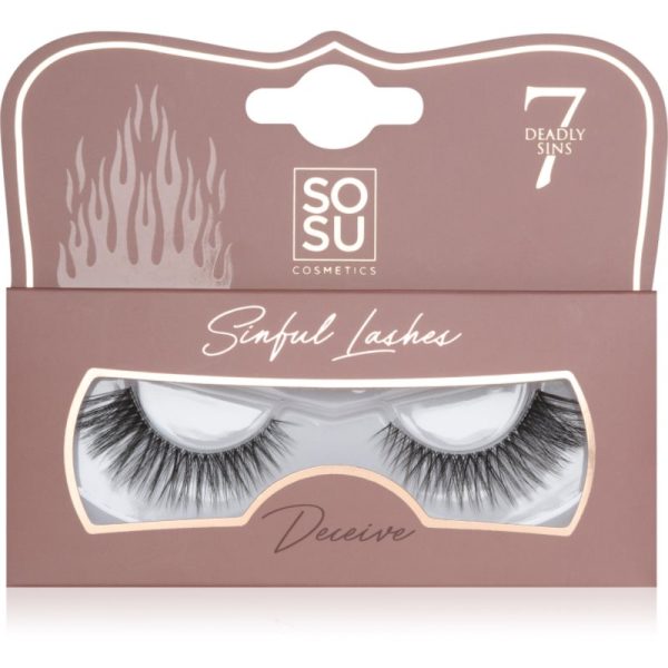SOSU Cosmetics Deadly Sins Lashes gene false Deceive 1 buc-ro