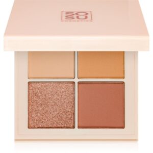 SOSU Cosmetics Eyeshadow Quad paletă cu farduri de ochi culoare Nude 4.8 g-Țena