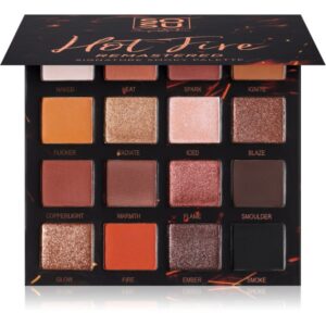 SOSU Cosmetics Hot Fire Eyeshadow Palette paletă cu farduri de ochi culoare Hot Fire 32 g-Țena
