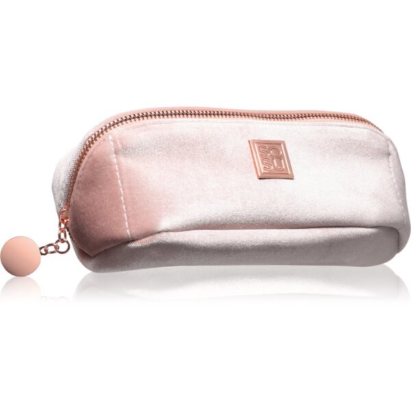 SOSU Cosmetics Luxury Velvet Vanity Bag geanta de cosmetice Nude 1 buc-ro