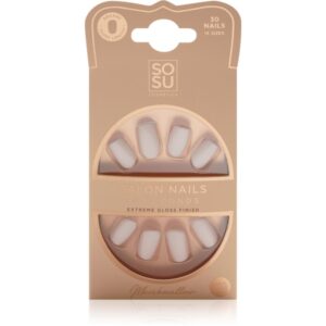 SOSU Cosmetics Salon Nails unghii artificiale culoare Marshmallow 30 buc-ro