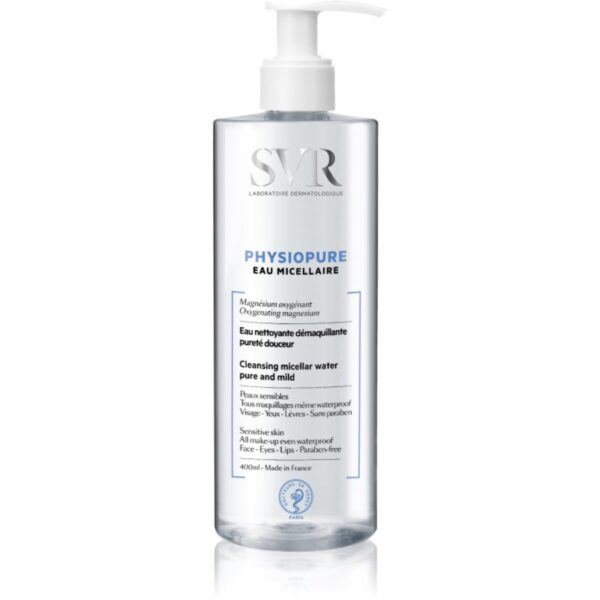 SVR Physiopure apă micelară pentru curățare blânda pentru fata si zona ochilor 400 ml-ro