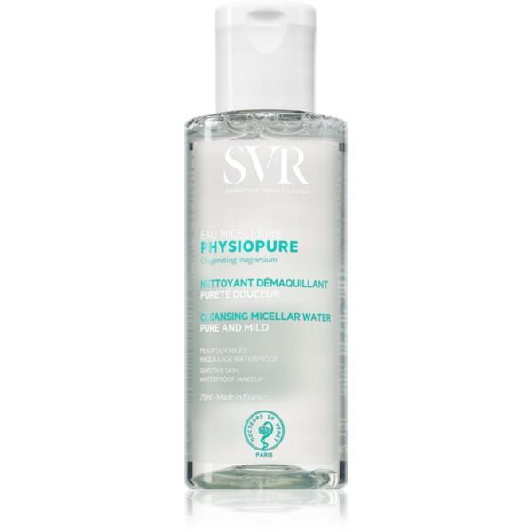 SVR Physiopure apă micelară pentru curățare blânda pentru fata si zona ochilor 75 ml-ro
