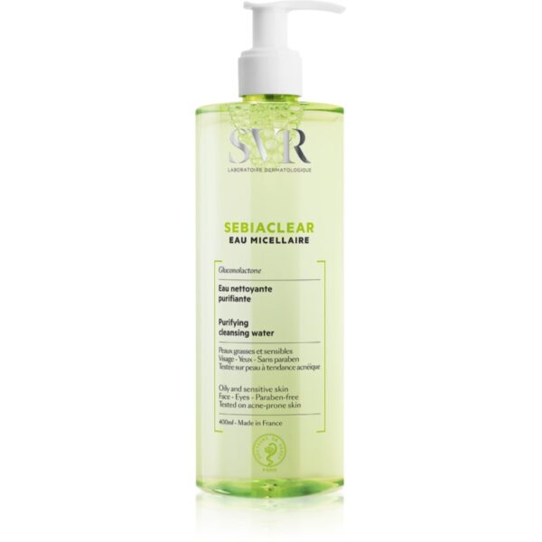 SVR Sebiaclear Eau Micellaire apa micelara cu efect de matifiere pentru ten gras si problematic 400 ml-ro