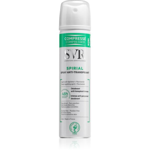 SVR Spirial spray anti-perspirant cu o eficienta de 48 h 75 ml-ro